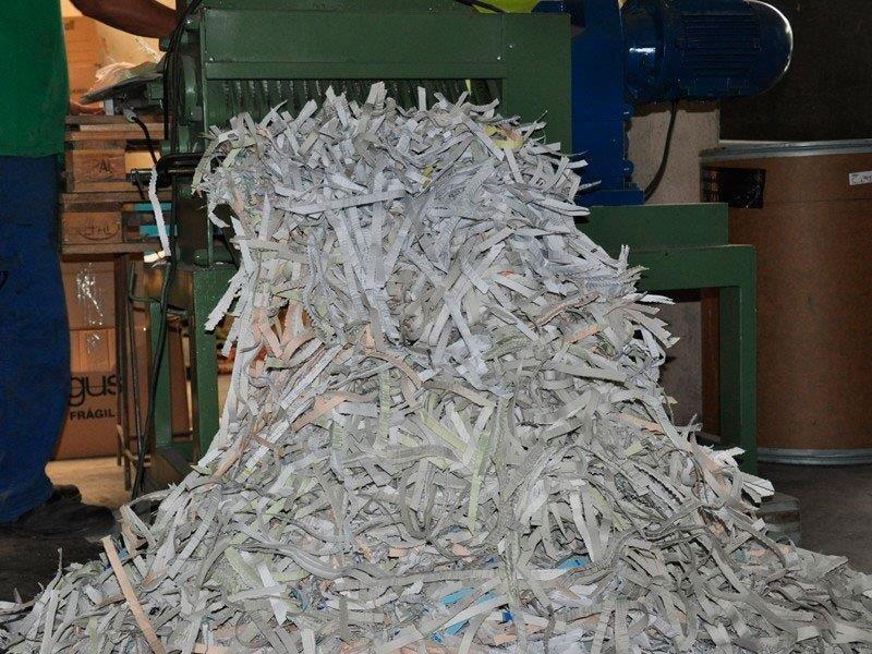 Destruição segura de documentos